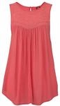 BUFFALO Crepebluse Damen koralle Gr.34