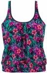 VENICE BEACH Oversize-Tankini-Top Damen marine bedruckt Gr.36