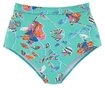 SUNSEEKER Highwaist-Bikini-Hose Damen t&uuml;rkis-bunt Gr.34