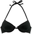 BENCH. Push-Up-Bikini-Top Damen schwarz Gr.34 Cup C