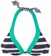 KANGAROOS B&uuml;gel-Bikini-Top Damen schwarz-wei&szlig; Gr.36 Cup B