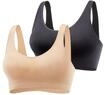 PETITE FLEUR BY LASCANA Bralette-BH Damen caramel+schwarz Gr.XS (32/34)