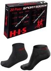 H.I.S Kurzsocken Damen schwarz Gr.35-38