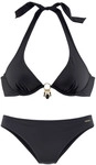 BRUNO BANANI B&uuml;gel-Bikini Damen schwarz Gr.36 Cup B