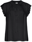 LASCANA Schlupfbluse Damen schwarz Gr.34