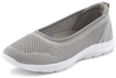 LASCANA Sneaker Ballerinas Damen grau Gr.35