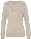 BENCH. LOUNGEWEAR Sweatshirt Damen beige meliert Gr.32/34