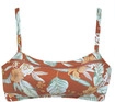 SUNSEEKER Bustier-Bikini-Top Damen rostrot-bedruckt Gr.32 Cup A/B