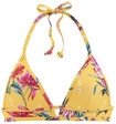 SUNSEEKER Triangel-Bikini-Top Damen gelb-bedruckt Gr.32 Cup A/B
