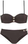 VIVANCE B&uuml;gel-Bandeau-Bikini Damen dunkelbraun Gr.32 Cup A