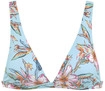 LASCANA Triangel-Bikini-Top Damen hellblau bedruckt Gr.34