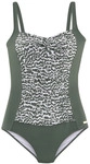 LASCANA Damen Badeanzug oliv-bedruckt Gr.36 Cup B