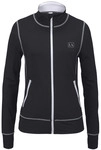 LASCANA ACTIVE Trainingsjacke Damen schwarz-wei&szlig; Gr.32/34