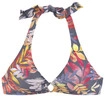 VIVANCE Triangel-Bikini-Top Damen grau-bedruckt Gr.32 Cup A/B