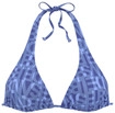 ELBSAND Triangel-Bikini-Top Damen blau Gr.34 Cup A/B
