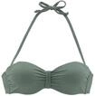 BENCH. B&uuml;gel-Bandeau-Bikini-Top Damen oliv Gr.34 Cup E
