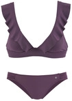 JETTE Triangel-Bikini Damen bordeaux Gr.32 Cup A/B