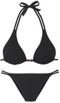 S.OLIVER Triangel-Bikini Damen schwarz Gr.38 Cup A/B