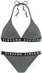 ELBSAND Triangel-Bikini Damen oliv Gr.34 Cup C/D