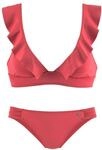 JETTE Triangel-Bikini Damen rostrot Gr.32 Cup A/B