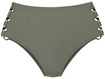 LASCANA Highwaist-Bikini-Hose Damen oliv Gr.38