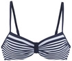 LASCANA B&uuml;gel-Bikini-Top Damen marine-wei&szlig; Gr.36 Cup E
