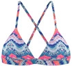 VENICE BEACH Triangel-Bikini-Top Damen blau-orange Gr.32 Cup A