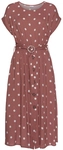 LASCANA Midikleid Damen marsala-creme-bedruckt Gr.34