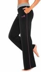 KANGAROOS Relaxhose Damen schwarz-pink-pink Gr.36/38