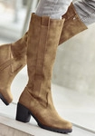 LASCANA Weitschaftstiefel Damen camelfarben Gr.37