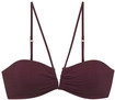 COPENHAGEN STUDIOS Bandeau-Bikini-Top Damen weinrot Gr.34 Cup A/B