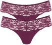 NUANCE BY LASCANA String Damen 2x cassis Gr.44/46