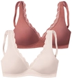 PETITE FLEUR BY LASCANA Bralette-BH Damen puder + kupfer Gr.70B
