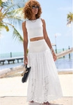 LASCANA 2-in-1-Kleid Damen wei&szlig; Gr.38
