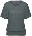 VIVANCE Kurzarmshirt Damen graugr&uuml;n Gr.44/46