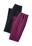 VIVANCE ACTIVE BY LASCANA Caprihose Damen 1x schwarz, 1x beere Gr.32/34