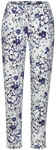 S.OLIVER Damen Pyjamahose grau - rosa - gebl&uuml;hmt Gr.36/38