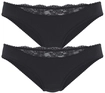 NUANCE BY LASCANA Slip Damen 2xschwarz Gr.40/42