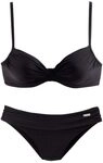 LASCANA B&uuml;gel-Bikini Damen schwarz Gr.38 Cup C