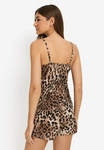 LSCN BY LASCANA Damen Shorty leo bedruckt Gr.48/50
