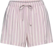 LASCANA Damen Schlafshorts altrosa gestreift Gr.34