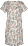 LASCANA Damen Sleepshirt sand-bedruckt Gr.32/34