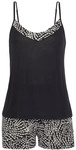 LASCANA Damen Shorty schwarz-wei&szlig; gepunktet Gr.44/46