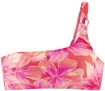 S.OLIVER Bustier-Bikini-Top Damen pfirsich bedruckt Gr.34 Cup A/B