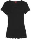 S.OLIVER Damen Pyjamaoberteil schwarz Gr.32/34
