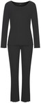 VIVANCE DREAMS BY LASCANA Damen Pyjama schwarz Gr.36/38