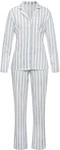 VIVANCE DREAMS BY LASCANA Damen Pyjama blau-rosa-gestreift Gr.32/34