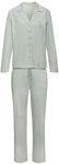 VIVANCE DREAMS Damen Pyjama gr&uuml;n-wei&szlig;-gestreift Gr.48/50