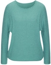 VIVANCE Langarmshirt Damen mint, creme Gr.44/46