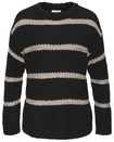LASCANA Strickpullover Damen schwarz-goldfarben Gr.40/42